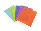 Buste A7 con bottone Fluo - Colori assortiti