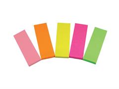 Index in carta 15x50mm. 5 colori 