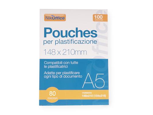 Pouches A5 80 Micron 100pz.