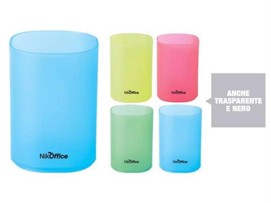 Bicchiere portapenne PVC - Colorati