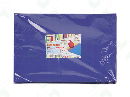 Gomma Eva 2mm. 40x60 10pz. - Blu