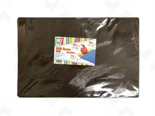 Gomma Eva 2mm. 40x60 10pz. - Nero