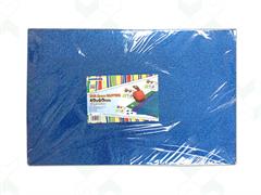 Gomma Eva 2mm. 40x60 10pz. - Glitter blu
