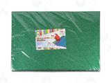 Gomma Eva 2mm. 40x60 10pz. - Glitter verde