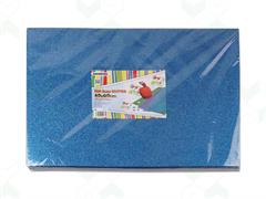 Gomma Eva 2mm. 40x60 10pz. - Glitter celeste