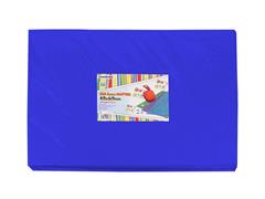 Gomma Eva 2mm. 40x60 10pz. - Glitter blu fluo