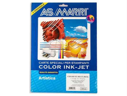 Cartoncino Azzurro Ghiaccio A4 15 fogli