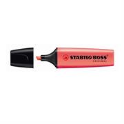 Evidenziatore Stabilo Boss - Rosso