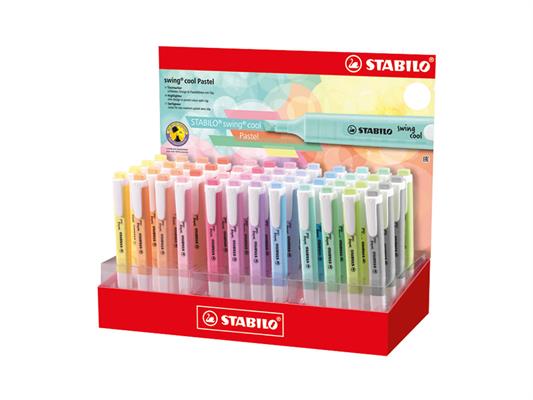 Evidenziatore Stabilo Swing Cool pastel 48pz 14 Colori