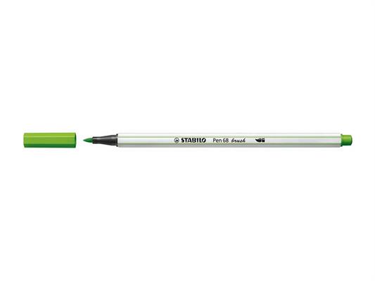 Stabilo Pen 68 Brush Verde Fango