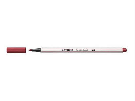Stabilo Pen 68 Brush - Rosso Scuro