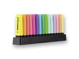 Set scrivania 15 evidenziatori colori fluo+pastel