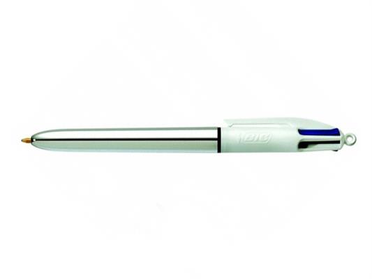 Penna 4 colori Shine - Silver
