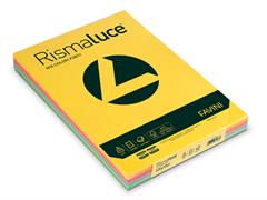 Carta A4 Rismaluce 200gr 125 fogli - Mix colori forti