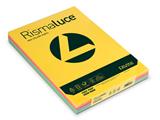 Carta A4 Rismaluce 200gr 125 fogli - Mix colori forti
