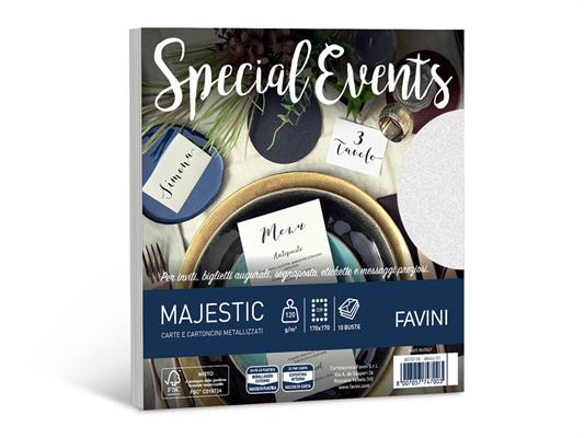 Busta Special Events 17x17 10pz. - Bianca