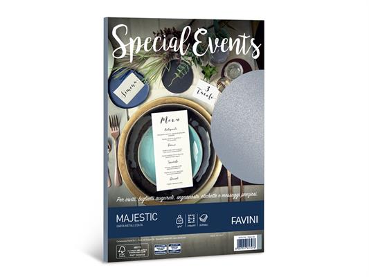 Carta A4 Special Events 120gr. 20 fogli - Argento