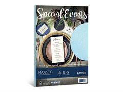 Carta A4 Special Events 250gr. 10 fogli - Azzurro