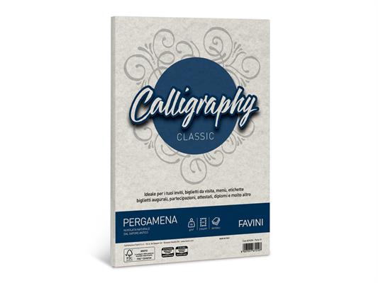 Carta Calligrafica Pergamena A4 90gr. 50 fogli - Perla