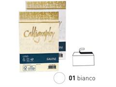 Busta Cal. Lino 12x18 120gr. 25pz. - Bianco