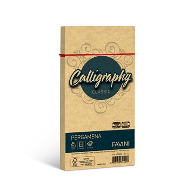 Busta Cal. Perg. 11x22 90gr. 25pz. - Oro