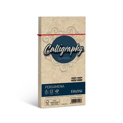 Busta Cal. Perg. 11x22 90gr. 25pz. - Nocciola