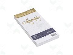 Busta Cal. Lino 11x22 120gr. 25pz. - Bianco