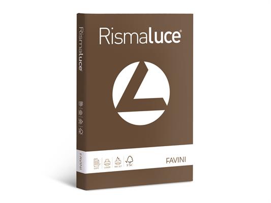 Carta Rismaluce A4 200g. 125 fogli - Marrone