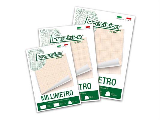 Blocco carta millimetrata 23x33 10 fogli