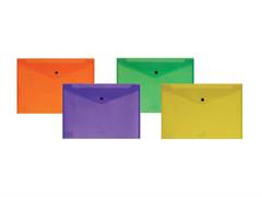Busta con bottone A6 colori assortiti