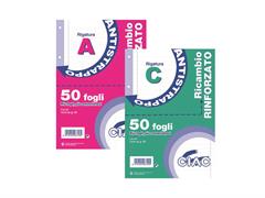 Ricambio rinforzato 10Mm. Ciac A4 80Gr.