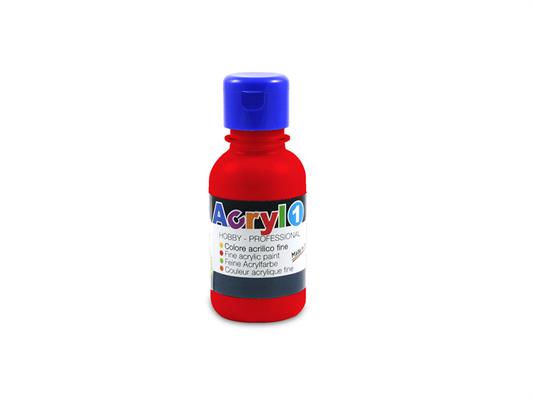 Tempera acrilica 125 ML - Rosso primario