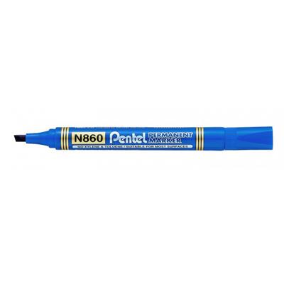 Marker Permanent N-860 Punta Scalpello - Blu