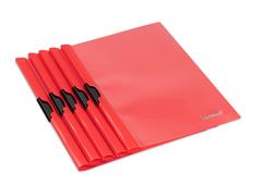 Cartella con fermo laterale - rosso