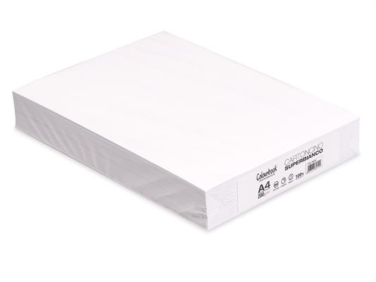 Cartoncino A4 200gr. Bianco da 200fg. 
