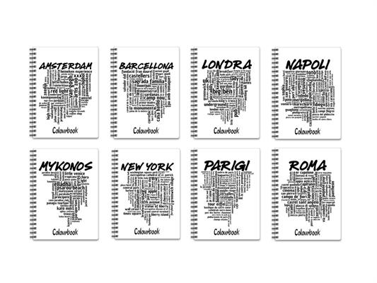 Quaderno A5 spiralato World 80 fogli 4mm.