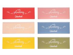 My Planning settimanale pastel 29x13cm Colourbook