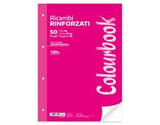 Ricambi rinforzati A4 bianco 50 fogli 90 gr. - 1 rigo