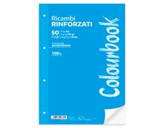 Ricambi rinforzati A4 bianco 50 fogli 90 gr. - 5mm.