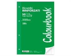 Ricambi rinforzati A4 bianco 50 fogli 90 gr. - Rigo Q