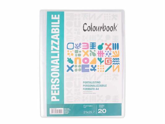 Portalistino personalizzabile 20 fogli Colourbook