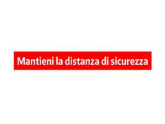 Distanziatori adesivi rettangolari 100x10 cm.