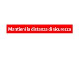 Distanziatori adesivi rettangolari 100x10 cm.