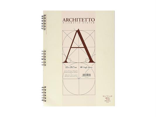 Blocco Architetto 22x29,7 40 fogli - Bianco