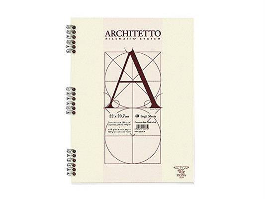 Blocco architetto 22x29,7 40 fogli 10mm.