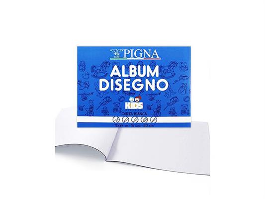 Album 17x24 Pigna kids 16 fogli 80g - Bianco