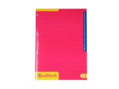 Quablock 21x29,7 1 rigo 50 fogli