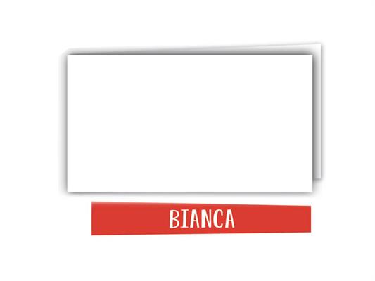 Biglietti bomboniere 100pz. bianco