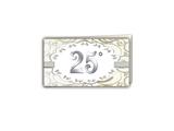 Biglietti bomboniere 100pz. 25°anniversario