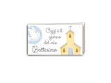 Biglietti bomboniere Cromo 100pz. - Battesimo
